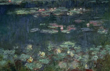 Lilie wodne: zielone refleksy, 1914-18 (prawa część)